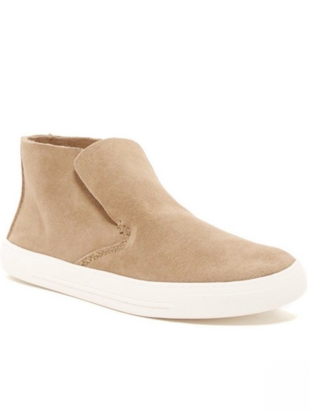 Dolce Vita Roselyn Taupe Suede Mid-Top 
Slip-On Sneakers Size 8